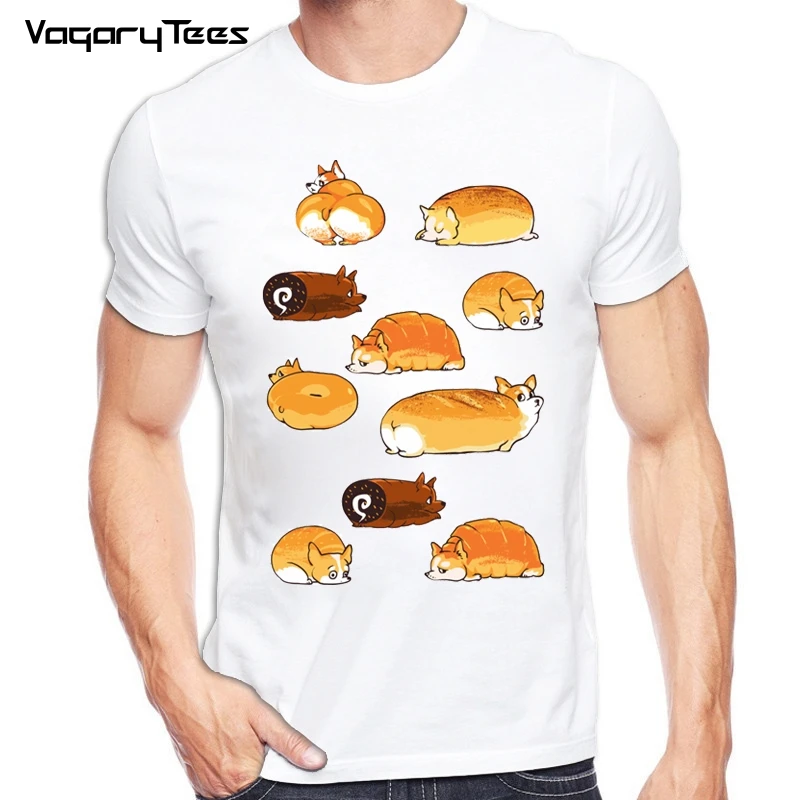 Orange corgi футболка humor для мужчин хипстерская крутая летние мягкие повседневные