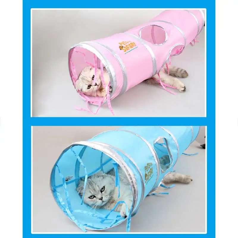 8 Color Funny Pet Tunnel Cat Play Rainbown Tunnel Brown Foldable 2 Holes Cat Tunnel Kitten Toy Bulk Toys Rabbit Tunnel Cat Cave 8 Color Funny Pet Tunnel Cat Play Rainbown Tunnel Brown Foldable 2 Holes Cat Tunnel Kitten Toy Bulk Toys Rabbit Tunnel Cat Cave