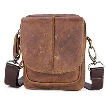 YIANG Новая Мужская поясная сумка из натуральной кожи поясная сумка через плечо