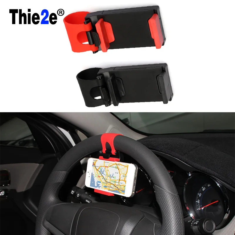 

Car Phone Holder Car Steering Wheel Holder For KIA RIO Ford Focus Hyundai IX35 Solaris Mitsubishi ASX Outlander Pajero Lifan X60