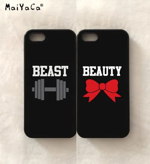 BFF best friends beast beauty silicone soft cell phone