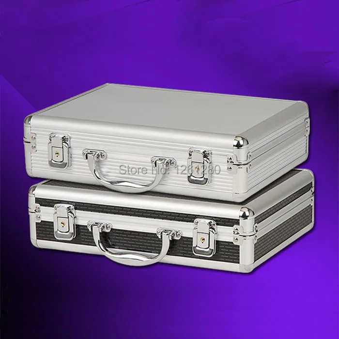 

free shipping Portable aluminum toolbox instrument case medicine equipment part toolcase Cosmetic Box tool File box packaging