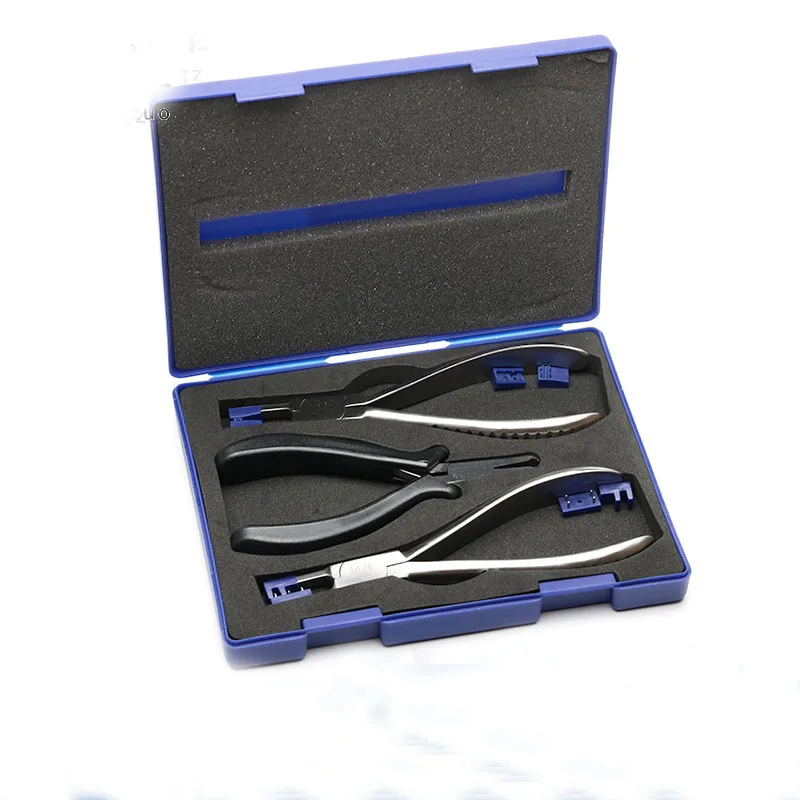 

Professional Stainless Steel Eyeglasses Plier Set Rimless Disassembly Frames Optical Tools Kit For Repair Glasses Frames