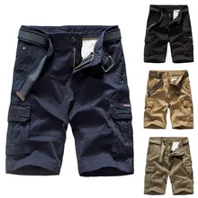 Новинка года шорты для женщин для мужчин модные повседневное хлопок карман твердые на открытом воздухе Работы Брюки Карго короткие