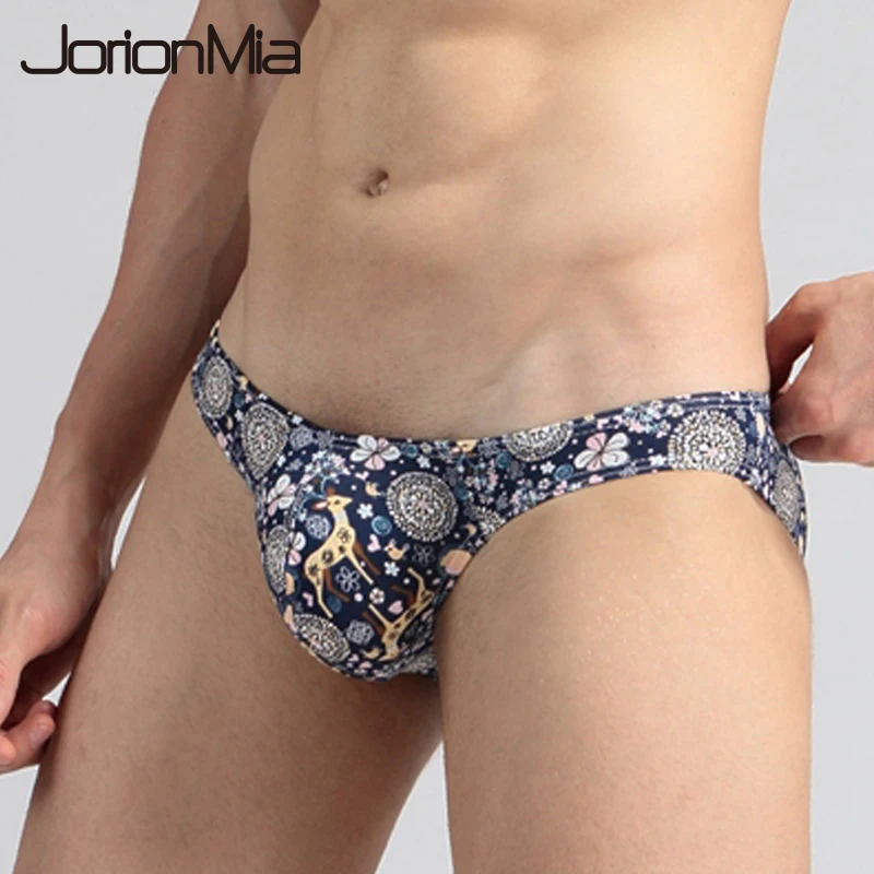 

Men Briefs Men Underwear Briefs Printed Color Soft Underpants Cotton Sexy Underwear Men Briefs Calzoncillos hombre E-016