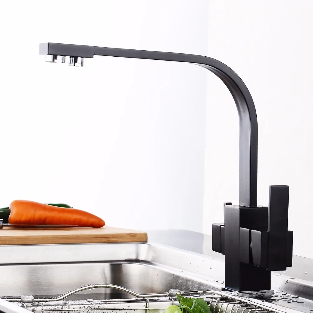 Kitchen Faucets Brass Kitchen Sink Water Faucet 360 Degree Rotation With Water Purification Features Mixer Tap Crane For Kitchen Kitchen Faucets Brass Kitchen Sink Water Faucet 360 Degree Rotation With Water Purification Features Mixer Tap Crane For Kitchen