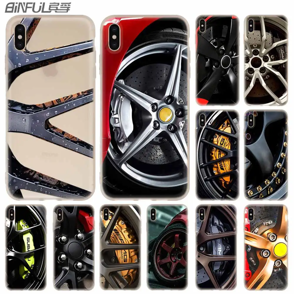 

Cases Silicone soft Cover for iPhone 11 Pro X XS Max XR 6 6S 7 8 Plus 5 4S SE AMG Tire