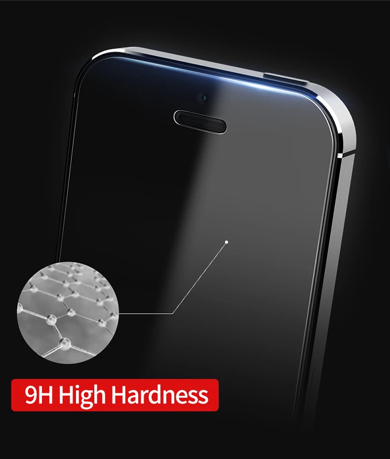 CAFELE HD прозрачная защитная пленка для экрана для iphone 5S, SE 0,3 мм 2.5D с закругленными краями защитная пленка из закаленного стекла для iphone SE 5 5S