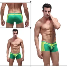 Мужская одежда для плавания в прозрачную полоску, купальный костюм для мужчин, мужские плавки для плавания, купальный костюм для геев, Пляжное бикини, боксеры, шорты, одежда для купания