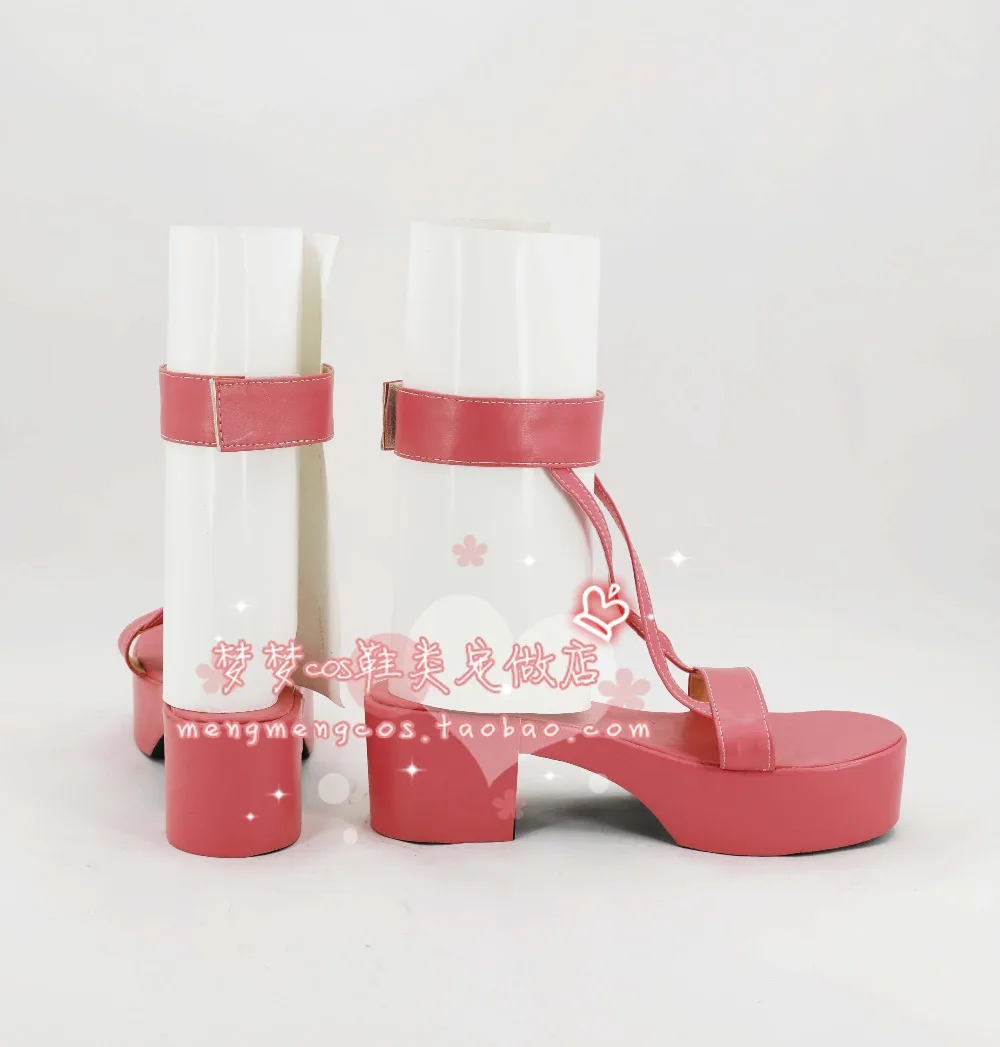 Naruto Anime The Last Haruno Sakura Cosplay Shoes Boots Custom Made High Heel
