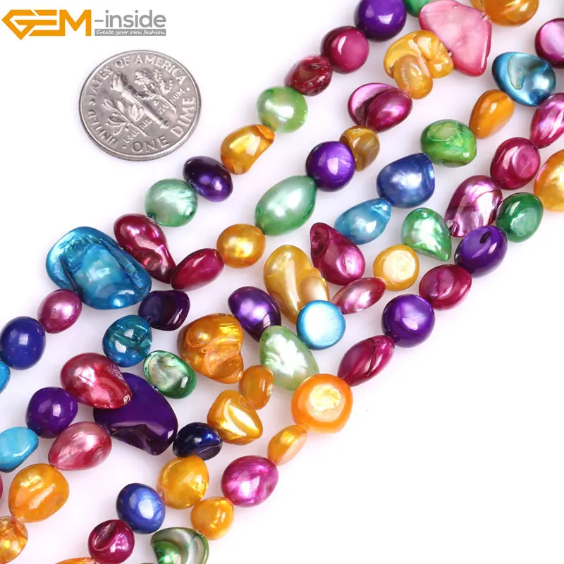 Buy Gem inside Top Drilled Beads Multicolor Freeform
