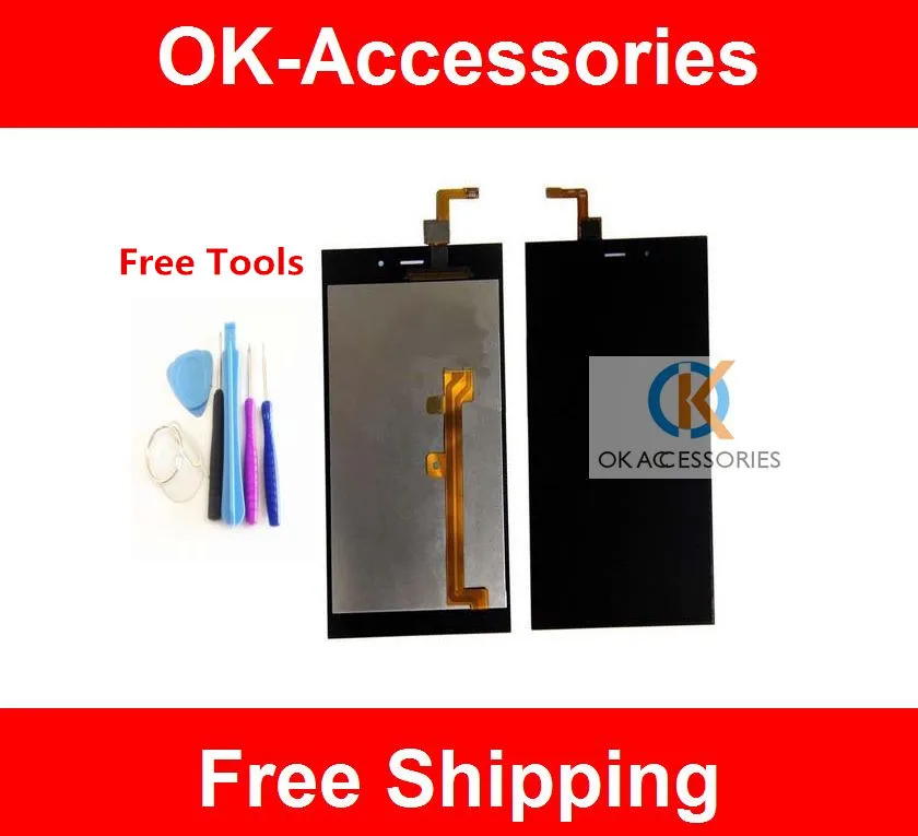

For Xiaomi 3 3S M3 M3  Mi3 Mi3s MIUI 3 Touch Screen Digitizer + LCD Screen +Tools 1PC /Lot