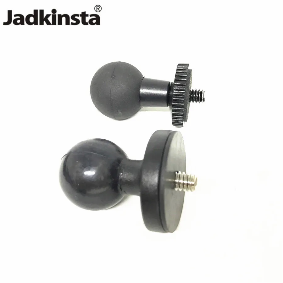 

Jadkinsta Tripod Mount Adapter 1 inch Ball Mount to 1/4 Screw Adapter for Gopro Action Camera GPS Ram Mount Ball Mount Holder
