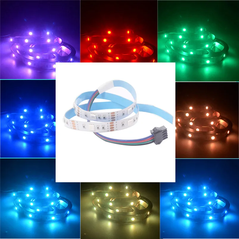 4PCS Led Strip 0.5M USB LED Strip Night Bias Light TV HDTV LCD Monitor Background Lighting Kit Home Garden Light 35MR2006