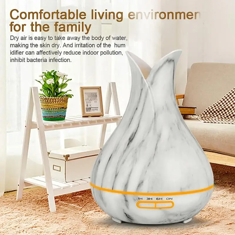 400ml Marble Pattern Ultrasonic Colorful Lamp Flashlight Timer Air Humidifier Aromatherapy Essential Oil Mist Aroma Diffuser 400ml Marble Pattern Ultrasonic Colorful Lamp Flashlight Timer Air Humidifier Aromatherapy Essential Oil Mist Aroma Diffuser