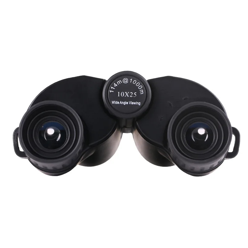 10X25 مناظير HD حقل واسع الرؤية كاملة المغلفة عدسة التخييم الصيد تلسكوب بصري الرياضة مشاهدة الطيور جيب حجم