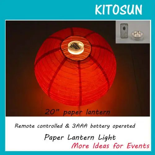

Free shipping! Sale 96pieces/lot) battery operated remote controlled LED Paper lantern lights Chinese paper lantern LED lights