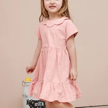 Minibalabala/хлопковое платье для девочек; Новинка г.; летние детские хлопковые платья; тонкое платье принцессы; модная детская одежда