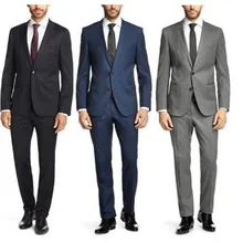 Деловой мужской костюм, тонкий мужской костюм для вечеринки, деловой костюм для работы, торжественное платье(пиджак+ брюки+ галстук