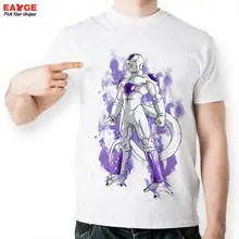 Fashion Anime Purple Freezer T Shirt Dragon Ball Z T shirt Style Cool Printed Short Sleeve