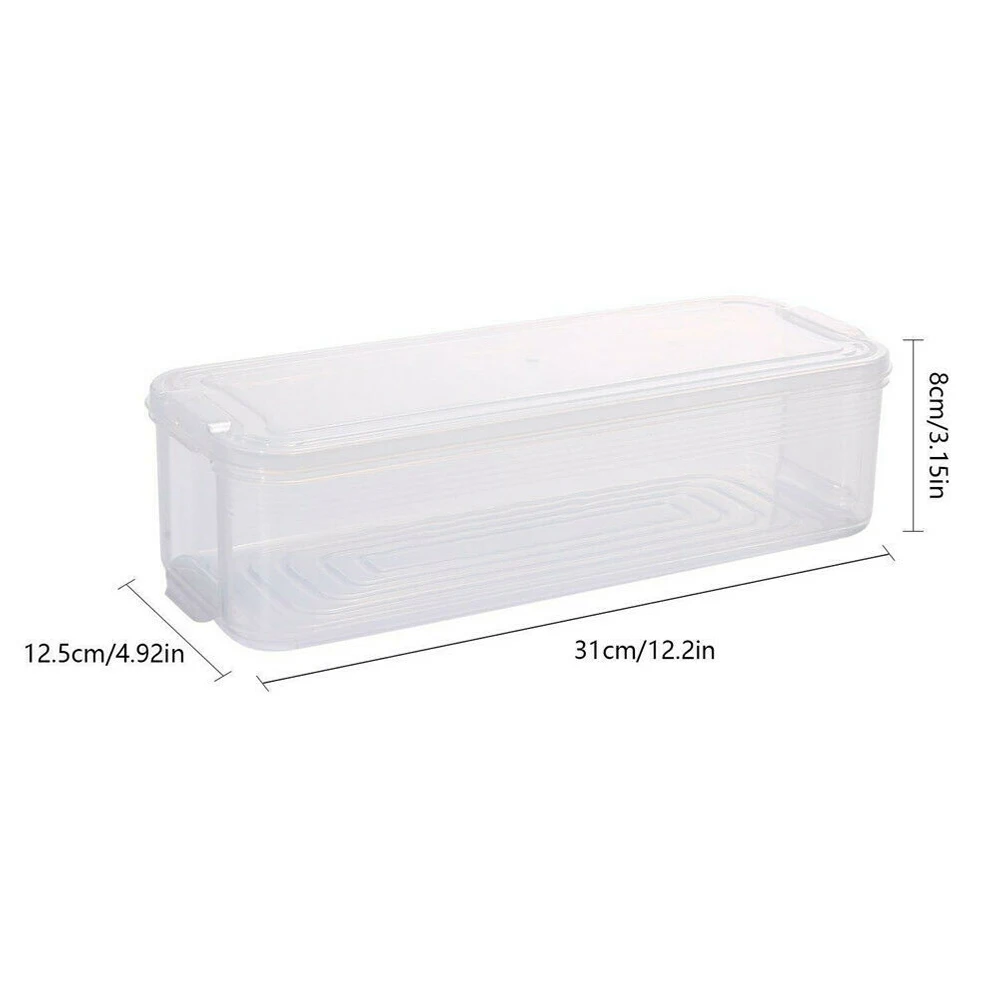 Домашняя кухня прозрачный пищевой герметичный многоуровневый ящик для хранения Набор Экономия пространства прямоугольный элемент холодильника контейнеры для пищевых продуктов