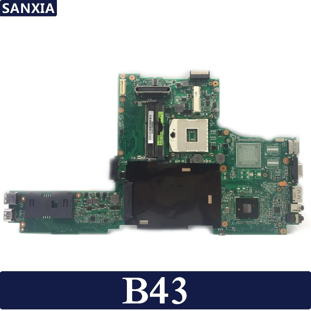 Kefu B43 Laotop материнская плата для ASUS B43 B43F B43S Тесты Оригинал материнская плата PGA989