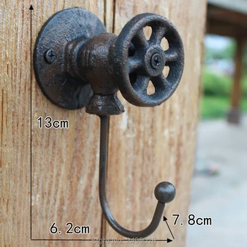 

Cast Iron Front water valve Wall Hook