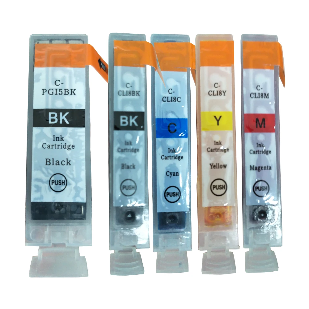 5PK Φ чернильные картриджи для Canon iP4200 IP4300 iP4500 iP5100 iP5200 iP5200R iP5300 MP500 MP530 MP600 MP600R MP610 MP800 |