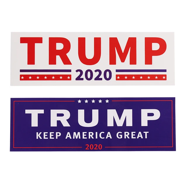 10pc lot car bumper stickers with lettering donald trump president stickers campaign