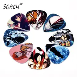 Soach 50 шт. 0.71 мм Прохладный японского аниме Bleach высококачественный дизайн медиаторы