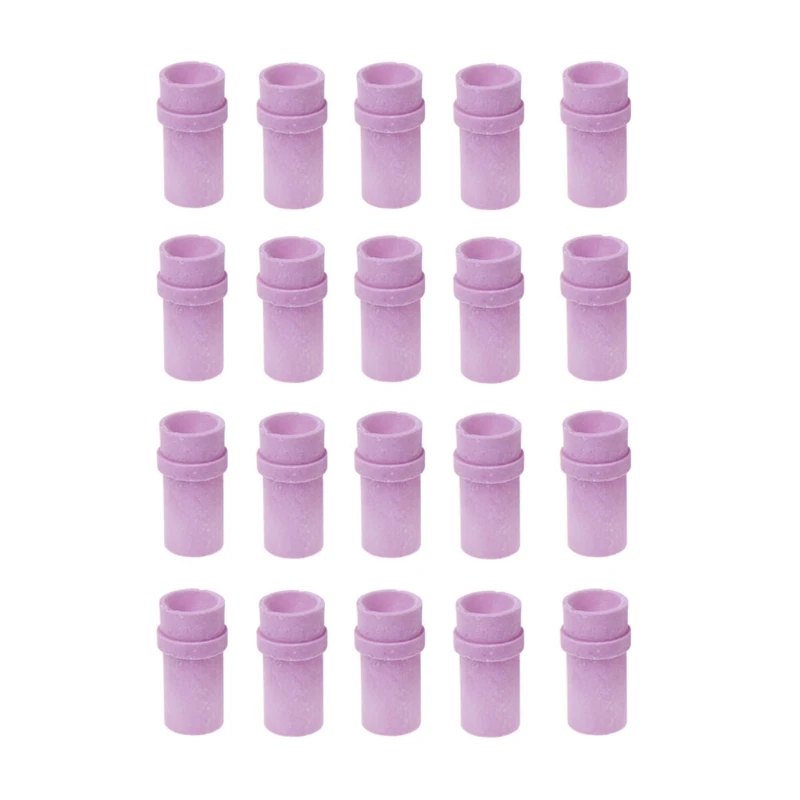 

20 Pcs Replacement Air Sandblasting Ceramic Nozzles Tip 4.5mm For Sand Explosion