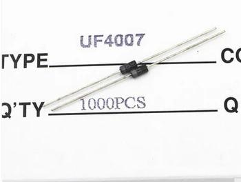

UF4004 UF4005 UF4007 DO-41 DIP 1A 400V 600V 1000V rectfier 100pcs/lot UF5402 UF5404 UF5406 UF5407 UF5408 3A 200V 400V 600V