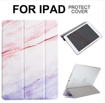 

dropshipping Marble Magnet Flip Cover For iPad 2 3 4 Air2 Mini 1 2 3 4 mini5 Tablet Case cover for iPad 2017 2018