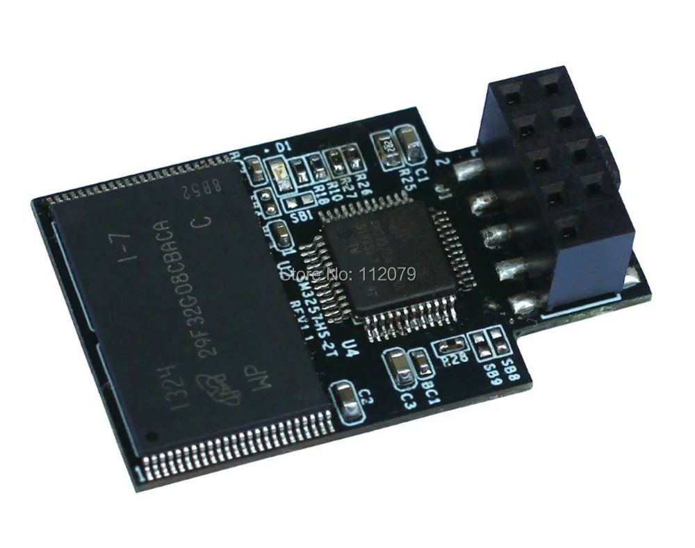 Новый Kingspec SSD eUSB 32 Гбайт DOM (KDM-EUSB.2-032GMS) 9 контактов промышленный встроенный USB диск