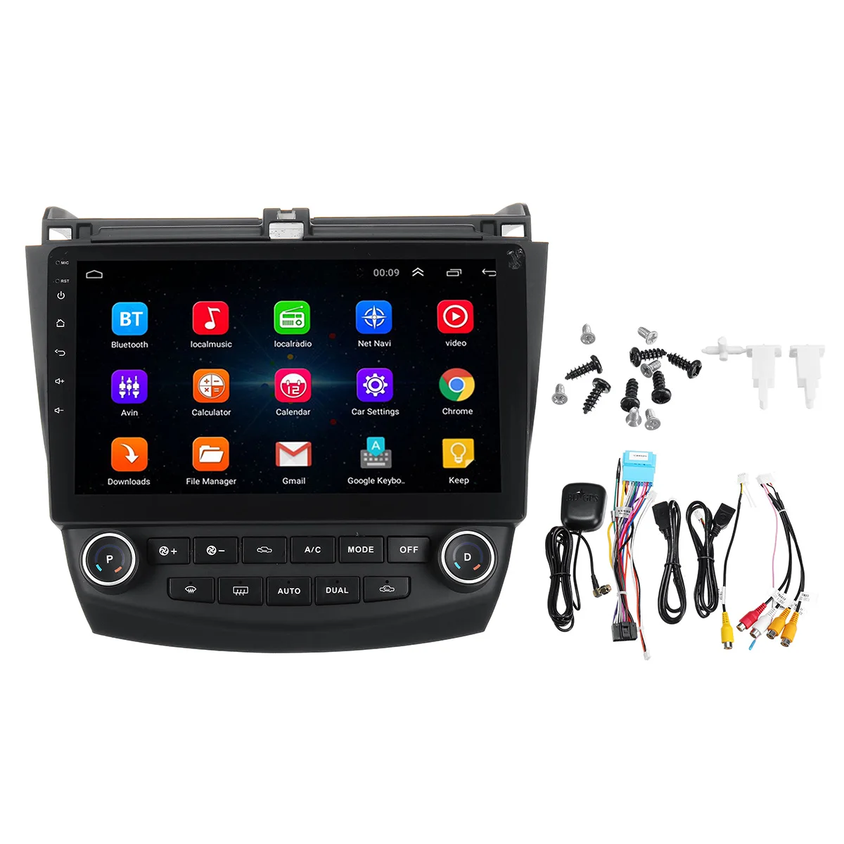 Sale Car Radio Multimedia 10.1" Android 8.0 car dvd audio stereo player Navigation for Honda Accords 7 2003-2007 wifi GPS RDS 5
