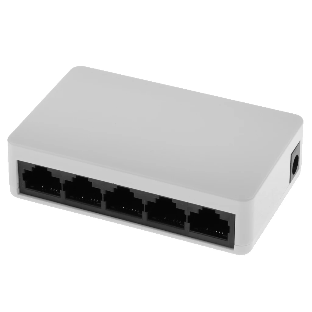 5-port Mini 10/100Mbps Desktop Fast Ethernet Network Switching Hub