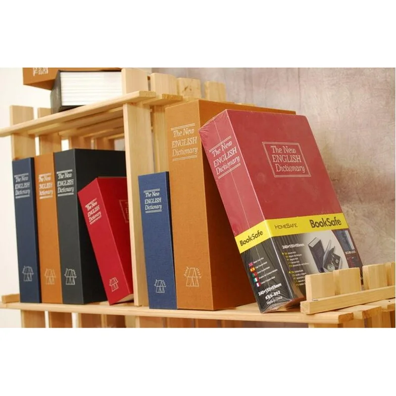 

Storage Box Dictionary Secret Book Safe Bank Money Hidden Secret Security Locker Cash Jewellery Key Lock