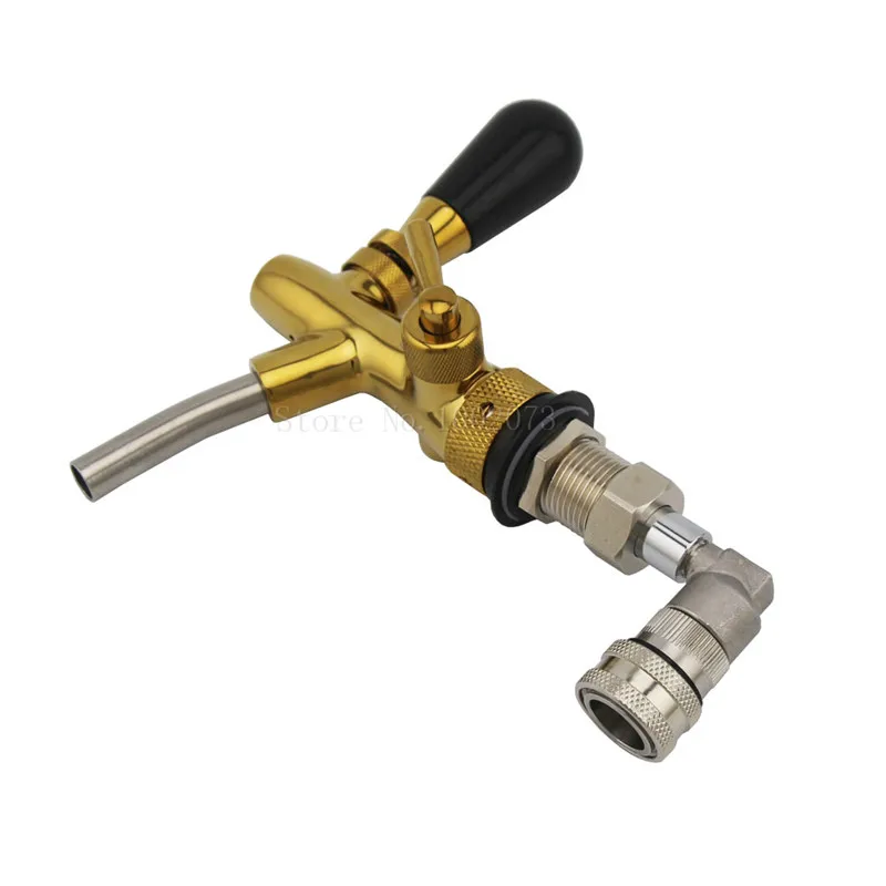 Adjustable Beer Tap With Stainless Steel Liquid Ball Lock Disconnect Home Brew Keg Tap Beverage Dispenser Beer Faucet (17)