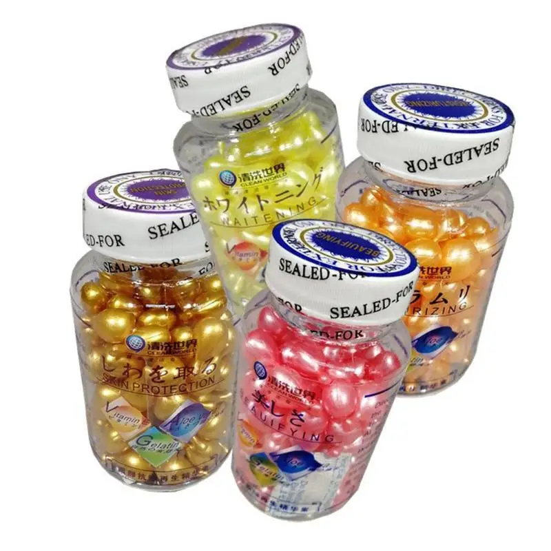 Vitamin E Capsules Face Serum Spot Acne Removing Whitening Collagen Serum VE Freckle Capsule Vitamin E Capsules Face Serum Spot Acne Removing Whitening Collagen Serum VE Freckle Capsule
