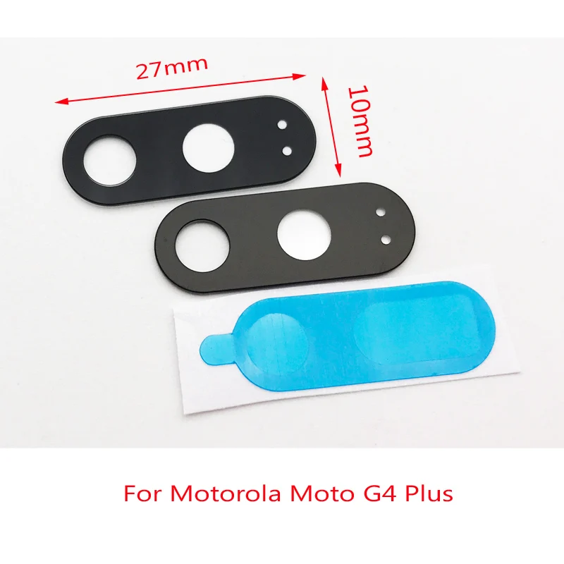 

2Pcs/lot, Back Camera Glass For Motorola Moto G4 / G4 Plus Rear Camera Glass Lens With Glue