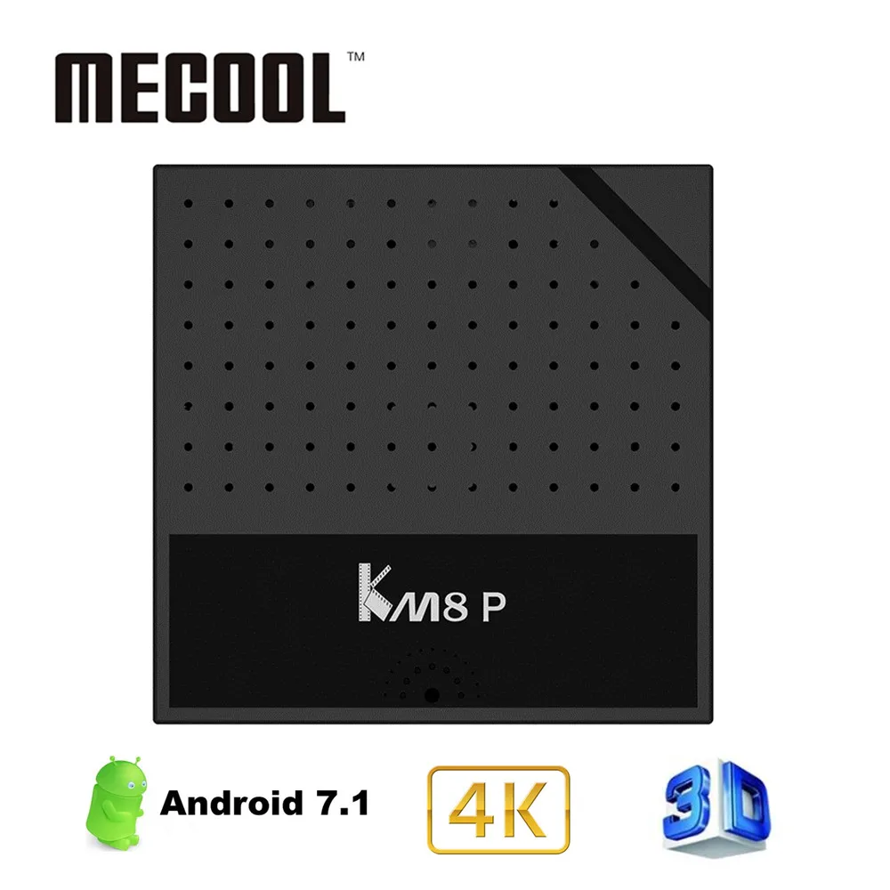 

Mecool Android TV Box 2GB RAM 16GB ROM Amlogic S912 Octa Core 4K HD Set top Box Smart Media Player Support for KODI 17.0