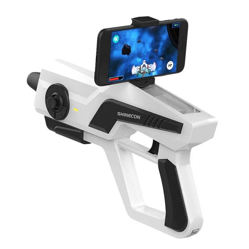 Shinecon умный соматосенсорный AR пистолет с Bluetooth рукояткой для телефона игры в