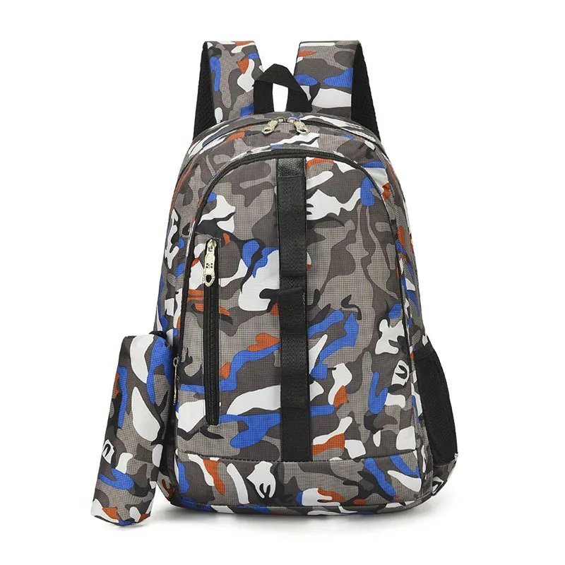 SWYIVY Women Bag Backpack Comflage Female Backpack 2019 Student Shoulder Back Pack School Backbag Women 2pcs Pencel Bag