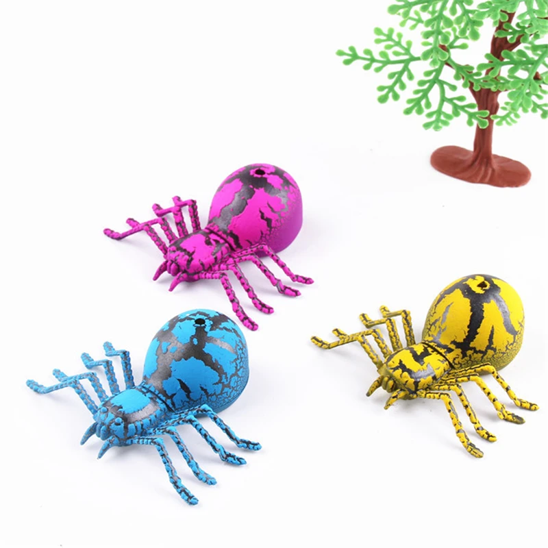 New Design Funny Tricky Toys Spider Model Children Growing Toys Watercolor Cracks Grow Baby Gifts Soaking