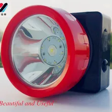 Светодиодный светильник как фонарик 24 шт./лот Лидер продаж красное кольцо светодиодный налобный фонарь Шахтер свет беспроводная Шахтер лампы 18650 батареи через DHL