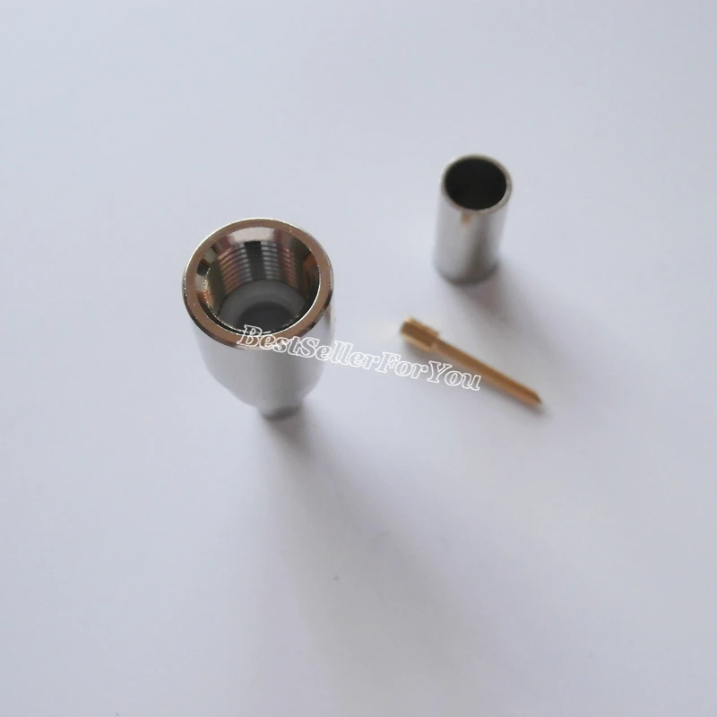 FME штекер прямой обжимной разъем для RG58 LMR195|connector crimp|connector plugconnector male |