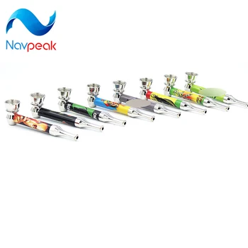 

16pcs/lot wholesale Mini metal small pipe tobacco tool smoking gadget for cigarettes