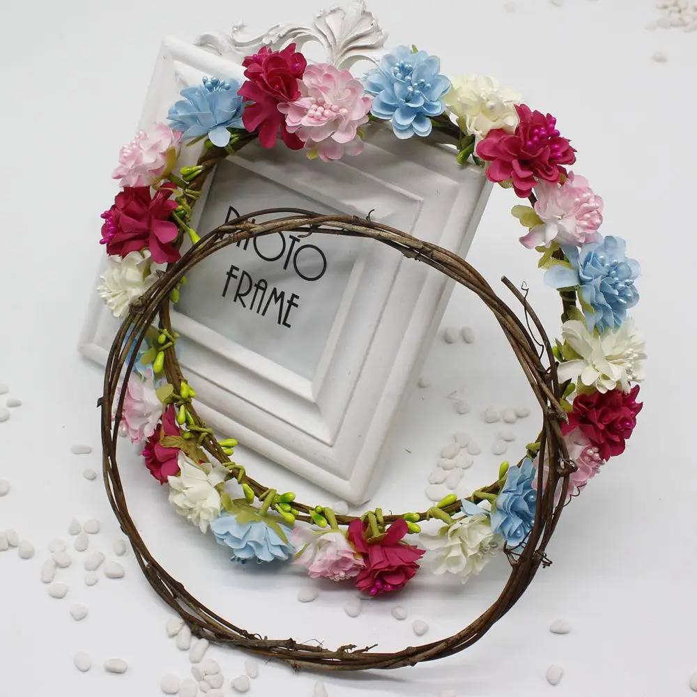 5PCS 2017 wreaths green leaves leaves iron rattan vine artificial