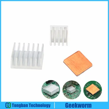 

Raspberry Pi 3 Model B+ Heat Sink | 2 pcs Aluminum + 1 pcs Copper Heatsink for Raspberry Pi 3 Model B plus / 3B / 2B / B+
