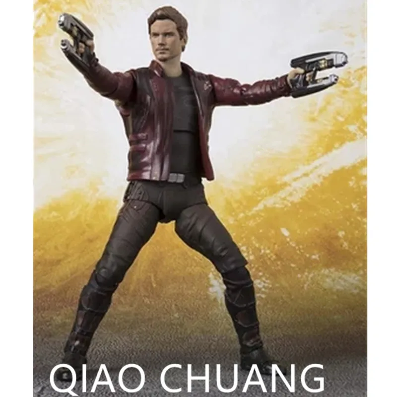 

The Avengers Shooter Peter Jason Quill Star-Lord Elements Gun PVC Action Figure Collection Model Bambola G1118